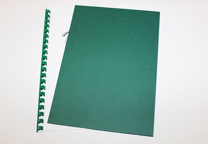 Green Leathergrain Binding Covers